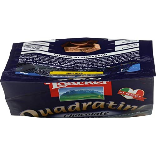 Loacker Wafer Quadratini Chocolate Cream, 8.82 Oz