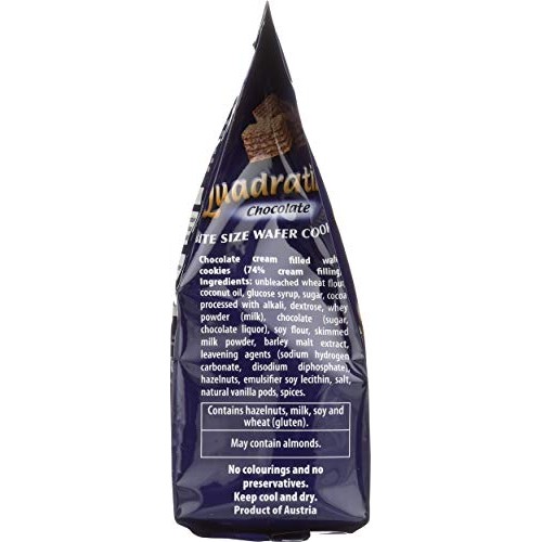 Loacker Wafer Quadratini Chocolate Cream, 8.82 Oz