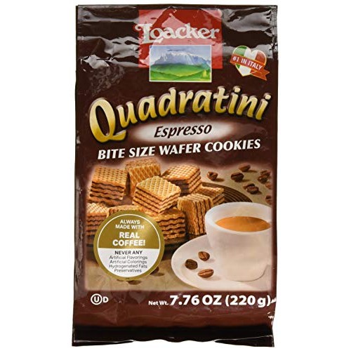 Loacker Wafer Quadratini Espresso, 7.76 Oz