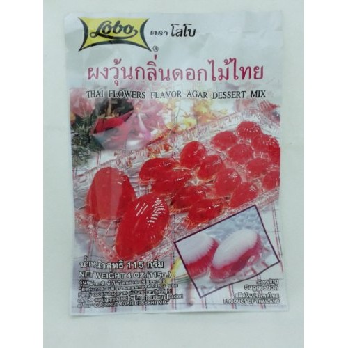 Lobo Thai Flowers Flavor Agar Dessert Mix 4 Oz