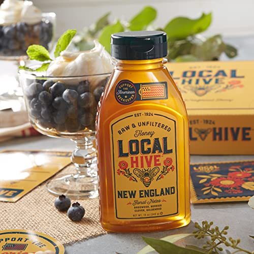 Local Hive, Winter Bliss Gift Box, Raw And Unfiltered Honey, Uni