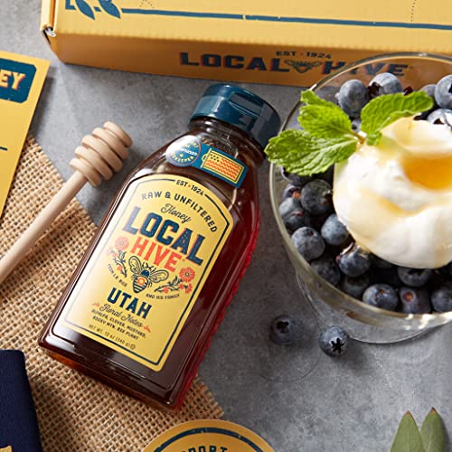 Local Hive, Winter Bliss Gift Box, Raw And Unfiltered Honey, Uni