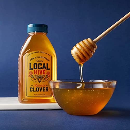 Local Hive Authentic Clover Raw & Unfiltered Honey, 16oz