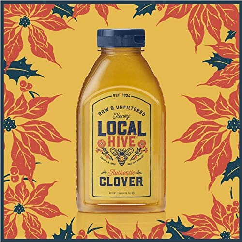 Local Hive Authentic Clover Raw & Unfiltered Honey, 16oz