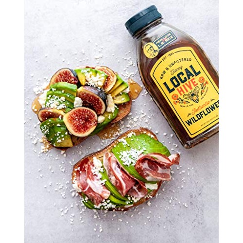 Local Hive Authentic Wildflower Raw &Amp; Unfiltered Honey, 16Oz
