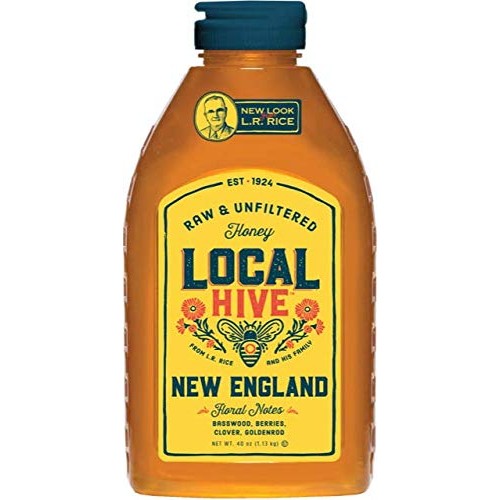 Local Hive From L.R Rice, Raw Honey, Pure And Unfiltered, Local