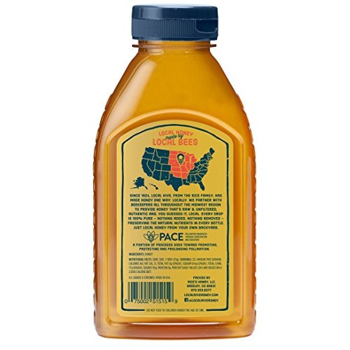 Local Hive Midwest Raw &Amp; Unfiltered Honey, 16Oz