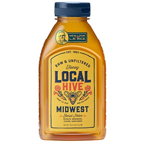 Local Hive Midwest Raw &Amp; Unfiltered Honey, 16Oz