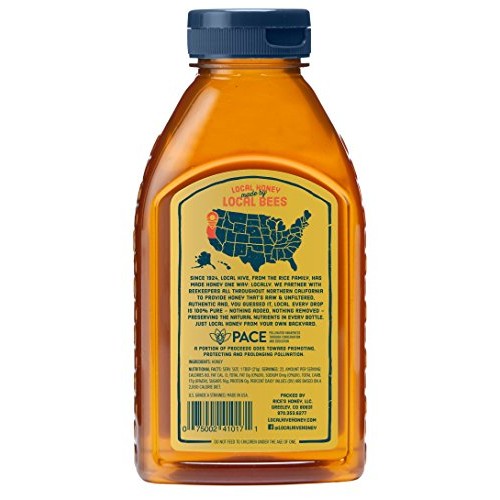Local Hive Northern California Raw &Amp; Unfiltered Honey, 16Oz