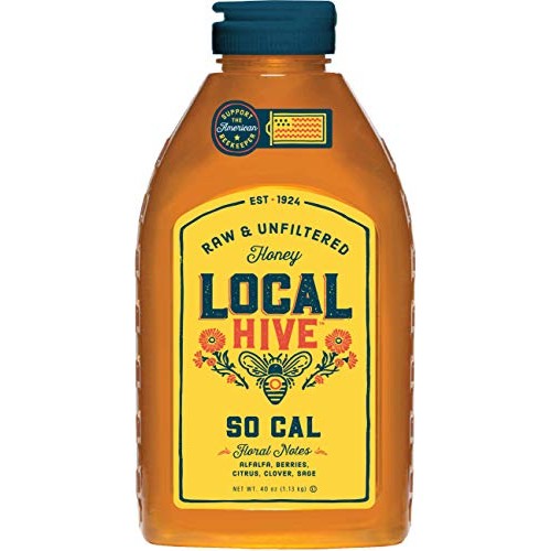 Local Hive, Raw Honey, Pure And Unfiltered, Local Southern Calif