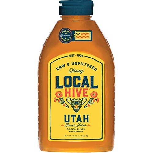 Local Hive, Raw Honey, Pure And Unfiltered, Local Utah Beekeeper