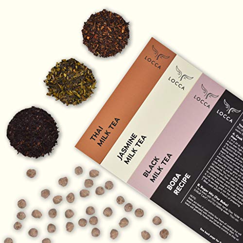 Diy Premium Boba Tea Kit With Premium Thai Tea, Premium Jasmine