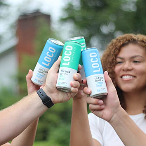 Loco Coffee, Variety Pack | 12 Ounce Can, Pack Of 12 | Gluten An