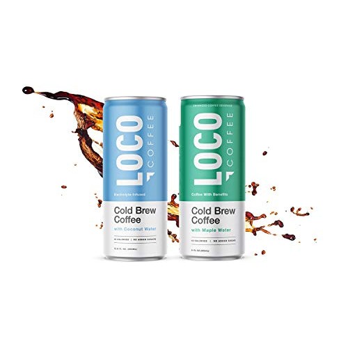 Loco Coffee, Variety Pack | 12 Ounce Can, Pack Of 12 | Gluten An