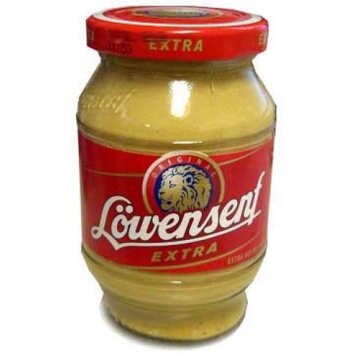 Loewensenf Extra Hot German Mustard, 9.3 Oz.