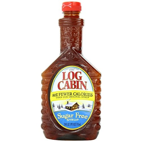 Log Cabin Sugar Free Syrup 24 Oz Bottles 2 Pack