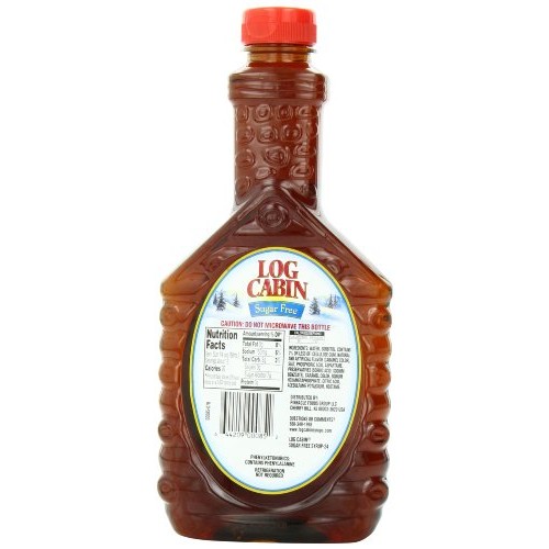 Log Cabin Sugar Free Syrup, 24-Ounce Pack Of 4