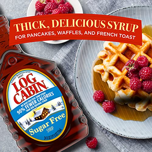 Log Cabin Syrup, Sugar Free, 24 Ounce
