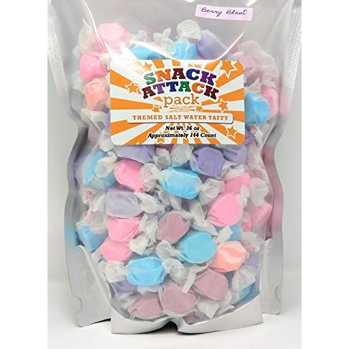 Salt Water Taffy Assorted Berry Blast Mix, 144 Pieces