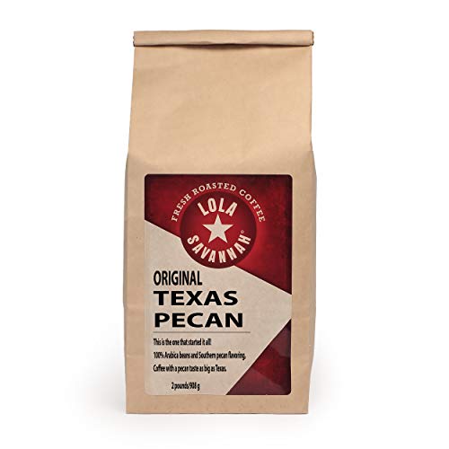 Lola Savannah Texas Pecan Whole Bean Coffee - Arabica Beans Comb