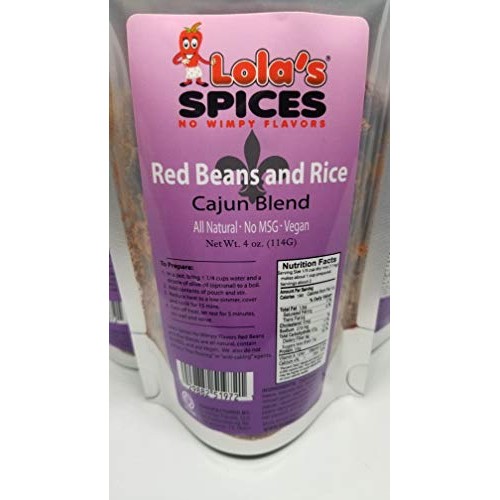 Lolas Spices Cajun Red Beans And Rice 6 Units