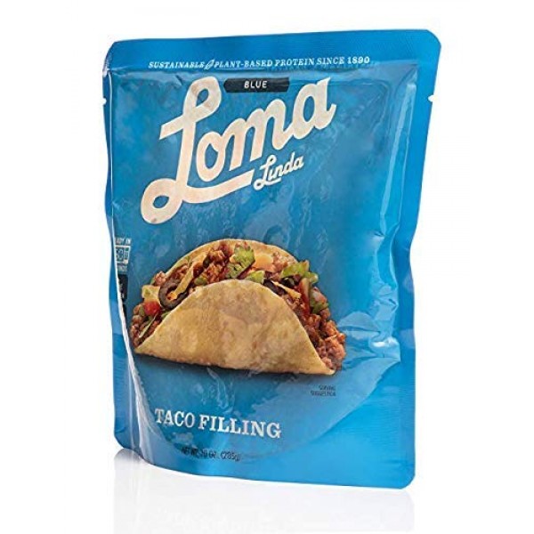 Loma Linda Vegan Taco Filling Plant Based Protein 60 Second Micr...