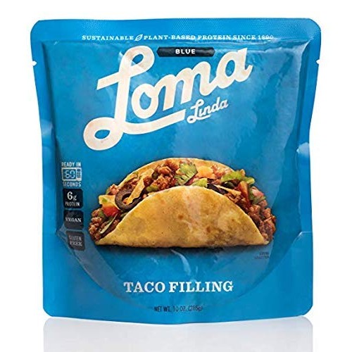 Loma Linda Vegan Taco Filling Plant Based Protein 60 Second Micr
