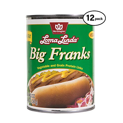 Loma Linda - Plant-Based - Low Fat Big Franks 15 Oz. Pack Of