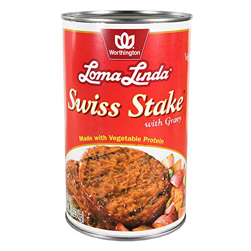 Loma Linda - Plant-Based - Swiss Stake With Gravy 47 Oz. - Kosher