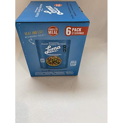 Loma Linda Chipotle Bowl With Black Beans 6 X 10 Oz Net Wt 60 Oz,