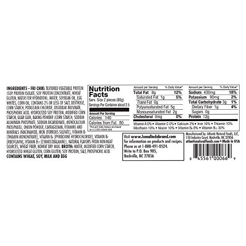Loma Linda - Plant-Based - Frichik 12.5 Oz. Pack Of 3 - Kosher