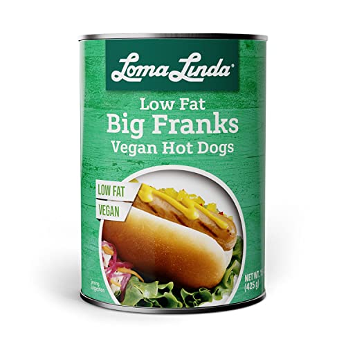 Loma Linda - Plant-Based Meats Big Franks, Low Fat 15 oz., 3...