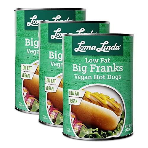 Loma Linda - Plant-Based Meats Big Franks, Low Fat 15 oz., 3...