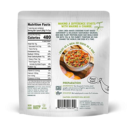 Loma Linda Sweet Potato Harvest Bowl 10Oz Pack Of 6