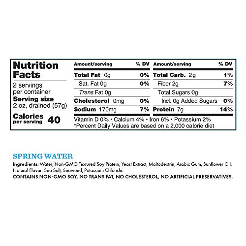 Loma Linda Tuno - Plant-Based - Spring Water 5 Oz. Pack Of 12