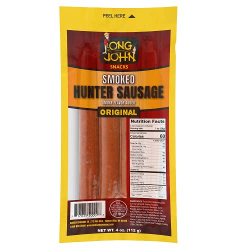 Long John Snacks Hunter Sausage – Gourmet Pork and Beef Smoked S...