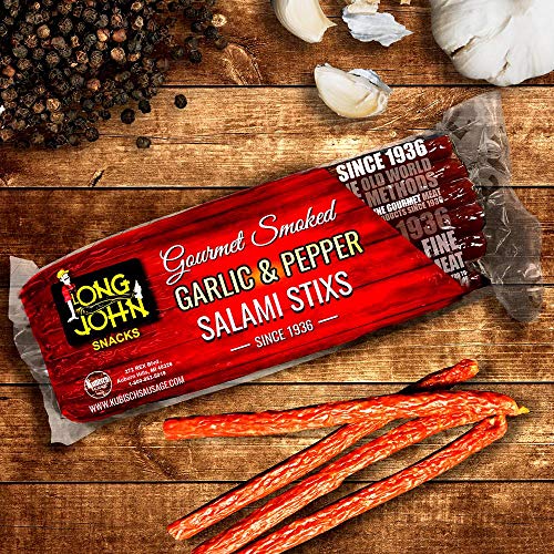 Long John Snacks Salami Stixs Garlic &Amp; Pepper - 2 1 Lbs. Pac