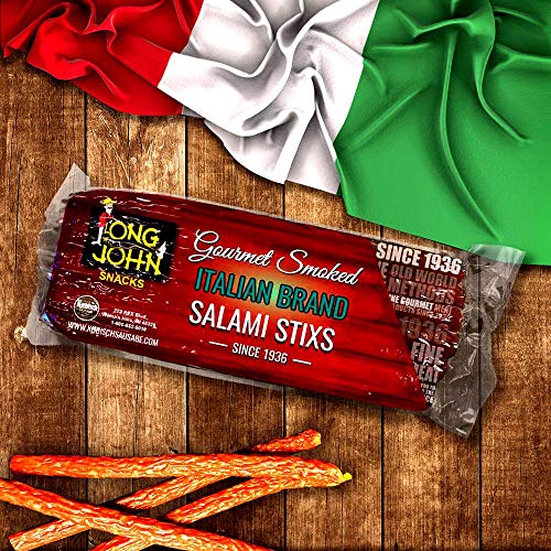 Long John Snacks Salami Stixs Mild - 1 Lbs. Packages, Gour