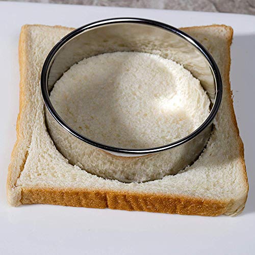 Longay 14Pcs/Set Round Shape Cutting Molds Stainless Steel Mouss