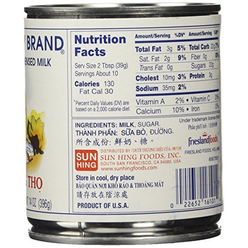 Longevity Sweetened Condensed Milk, 14-Ounce Pack Of 4