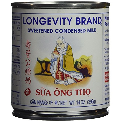 Longevity Sweetened Condensed Milk 14 Oz. Pack Of 2