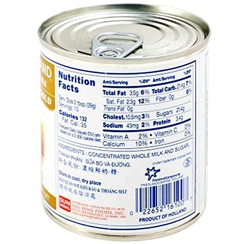 壽星公煉奶 Longevity Sweetened Condensed Milk, Gold, 14-Oz Pack