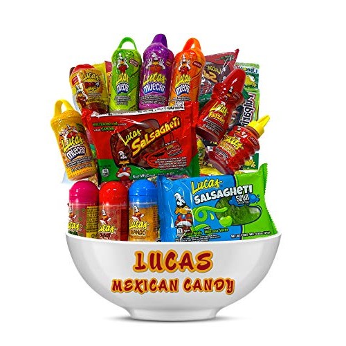 Lucas Mexican Candy Mix 14 Count Variety Of Sour, Sweet, Spicy