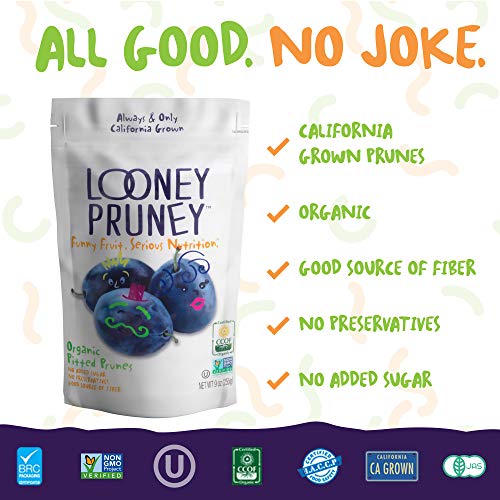 Looney Pruney California Organic Pitted Prunes/ Non-Gmo Project