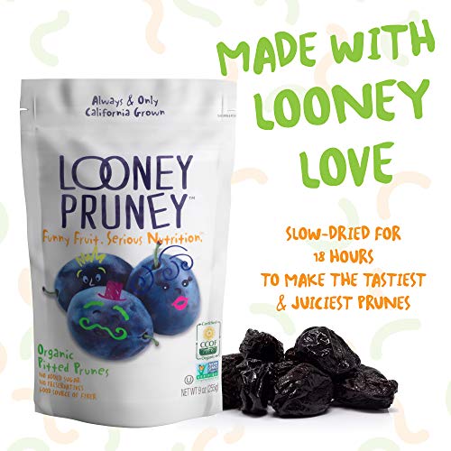 Looney Pruney California Organic Pitted Prunes/ Non-Gmo Project