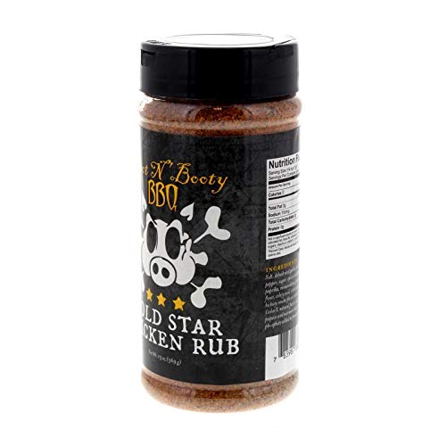 Loot N Booty Bbq Gold Star Chicken Rub 13 Oz Shaker