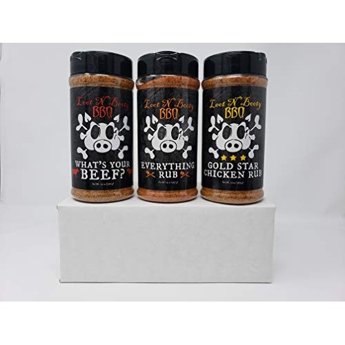 Loot N Booty Bbq Rub Gift Box - Whats Your Beef - Everything R