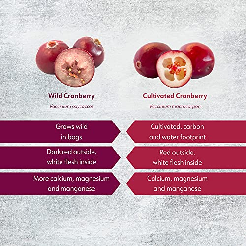 Loov Organic Wild Cranberry Powder, 100% Whole Organic Cranberry