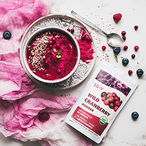 Organic Wild Cranberry Powder, 100% Whole Organic Cranberry Frui