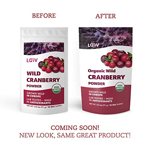 Organic Wild Cranberry Powder, 100% Whole Organic Cranberry Frui